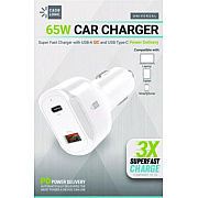 ByTech PD Car Charger, 60 W, Two 2 A Ports, White (CLPDV6105WT)