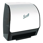 Scott Slimroll Electronic Towel Dispenser, 12.35 x 7.25 x 11.8, White/Black (47259)