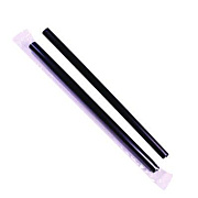 Karat Boba Straws, 9", Plastic, Black, 1,600/Carton (C9060SBLACK)