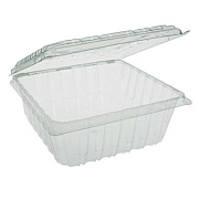 Pactiv Evergreen Blueberry Modular Clamshell, 32 oz, 7.25 x 7.5 x 3.06, Clear, Plastic, 180/Carton (YYA9779)