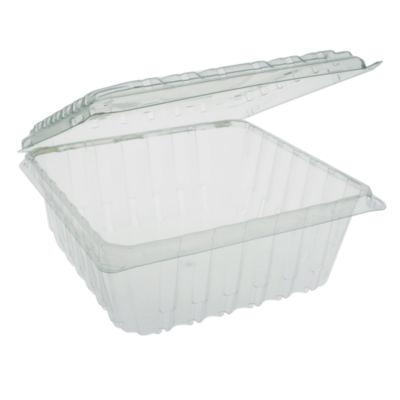 Pactiv Evergreen Blueberry Modular Clamshell, 32 oz, 7.25 x 7.5 x 3.06, Clear, Plastic, 180/Carton (YYA9779)