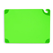 San Jamar Saf-T-Grip Cutting Board, 24 x 18 x 0.5, Green (CBG182412GN)