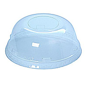 Fabri-Kal Kal-Clear/Nexclear Drink Cup Lids, Squat Dome Lid with 1.75" Hole, Fits 32 oz Cold Cups, Plastic, Clear, 500/Carton (DLKC32S)