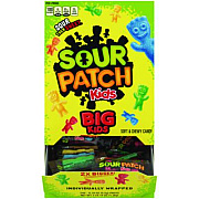 Sour Patch Kids Fruit Flavored Candy, Grab-and-Go, 240-Pieces/Box (43147)