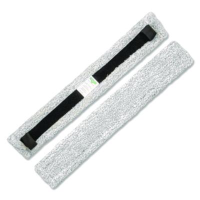 Unger VisaVersa Pro Microfiber Replacement Pad, 10" Light Gray, 10/Carton (VEP25)