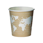 Eco-Products WorldArt Hot Cups, 4 oz, Paper, Tan, 1,000/Carton (EPBHC4WA)