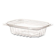 Eco-Products Renewable and Compostable Rectangular Deli Containers with Lid, 8 oz, 3 x 4.83 x 1.5, Clear, Plastic, 50/Pack, 4 Packs/Carton (EPRC8)