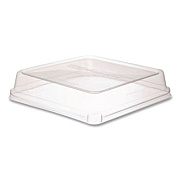 Eco-Products Renewable and Compostable Lids, 7.86 x 7.86 x 1.64, Clear, Plastic, 200/Carton (EPSCS8SLID)
