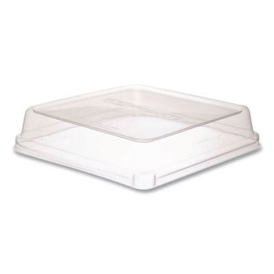 Eco-Products Renewable and Compostable Lids, 7.86 x 7.86 x 1.64, Clear, Plastic, 200/Carton (EPSCS8SLID)