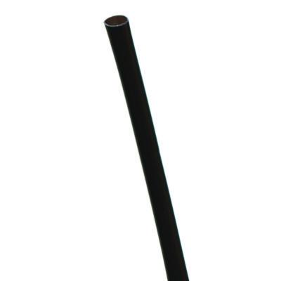 Eco-Products Unwrapped Straw, 5.75", Plastic, Black, 20,000/Carton (EPST513)
