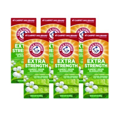 Arm & Hammer Deodorizing Carpet Cleaning Powder, Fresh, 30 oz Box, 6/Carton (3320011538)
