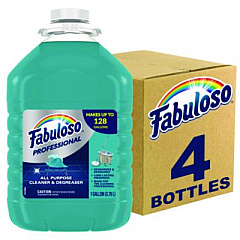 Fabuloso All-Purpose Cleaner, Ocean Cool Scent, 1 gal Bottle, 4/Carton (05252)