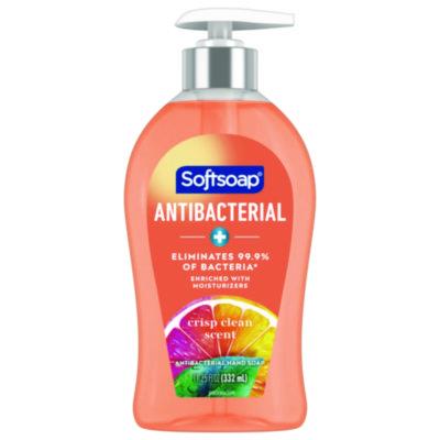 Softsoap Antibacterial Hand Soap, Crisp Clean Scent, 11.25 oz (44571EA)