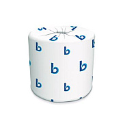 Boardwalk Two-Ply Toilet Tissue, Septic Safe, White, 125 ft Roll Length, 500 Sheets/Roll, 96 Rolls/Carton (6180)