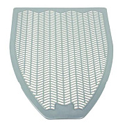 Impact Disposable Urinal Floor Mat, Shield-Shaped, Orchard Zing Scent, Gray Non-Slip Perforated Surface, 17.5" x 20.38", 6/Carton (1525)