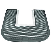 Impact Disposable Urinal Floor Mat, U-Shaped, Orchard Zing Scent, Gray Non-Slip Perforated Surface, 23" x 21.63", 6/Carton (1550CT)