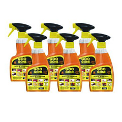 Goo Gone Spray Gel Cleaner, Citrus Scent, 12 oz Spray Bottle, 6/Carton (2096)