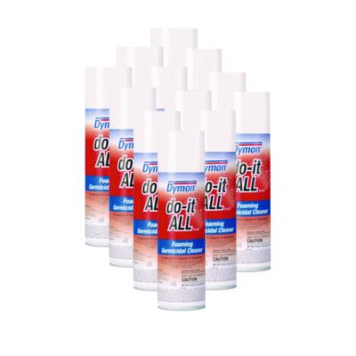 Dymon do-it-ALL Germicidal Foaming Cleaner, 18 oz Aerosol Spray, 12/Carton (08020CT)