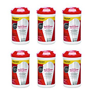 Sani Professional No-Rinse Sanitizing Multi-Surface Wipes, Unscented, White, 175/Container, 6/Carton (P66784)