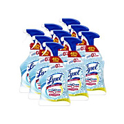 LYSOL Brand Multi-Purpose Hydrogen Peroxide Cleaner, Citrus Sparkle Zest, 32 oz Trigger Spray Bottle, 9/Carton (89289CT)