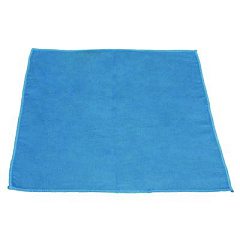 Impact Lightweight Microfiber Cloths, 16 x 16, Blue, 12/Pack, 18 Packs/Carton (LFK100)