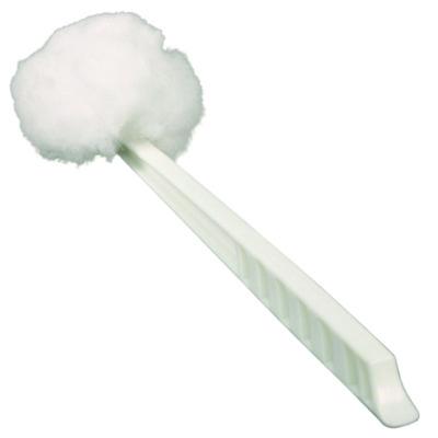 Impact Deluxe Toilet Bowl Mop, 10" Handle, 4.5" Mop Head, White, 25/Carton (2042591)