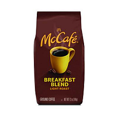 McCafe Ground Coffee, Breakfast Blend, 12 oz Bag (5533EA)