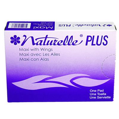 Impact Naturelle Maxi Pads Plus, Size 4 with Wings, Maxi Plus Absorbency, 250 Individually Wrapped/Carton (25189973)