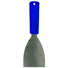 Impact Putty Knife, 3" Wide, Stainless Steel Blade, Blue Polypropylene Handle (3401DZ)