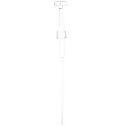 Impact Economy Plastic Dispensing Pump with Senior Rieke Adapter for 5 gal Pails and 38 mm Screwcap for 1 gal Jugs, White (904AEA)