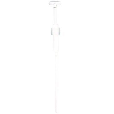 Impact Economy Plastic Dispensing Pump with Senior Rieke Adapter for 5 gal Pails and 38 mm Screwcap for 1 gal Jugs, White (904AEA)