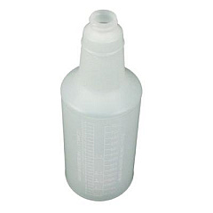 Impact Plastic Bottles with Graduations, 32 oz, Clear, 12/Carton (5032WGDZUN)