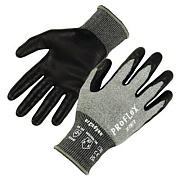 ergodyne ProFlex 7072 ANSI A7 Nitrile-Coated CR Gloves, EN388: 4X44F, 7" Long, X-Small, Gray, Pair (10311)