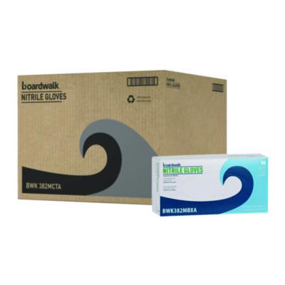 Boardwalk Disposable Examination Nitrile Gloves, Powder-Free, Medium, 5 mil Thick, 9.5" Long, Blue, 100/Box, 10 Boxes/Carton (382MCTA)