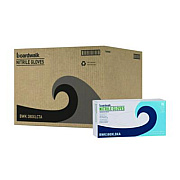 Boardwalk 380 Series Disposable General-Purpose Nitrile Gloves, Powder-Free, X-Large, 4 mil Thick, 9.5" Long, Blue,100/Box, 10 Boxes/CT (380XLCTA)