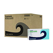 Boardwalk 396 Series Disposable General-Purpose Nitrile Gloves, Powder-Free, X-Large, 4.4 mil Thick, 9.5" Long, Black, 100/BX, 10 BX/CT (396XLCTA)