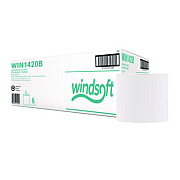 Windsoft Center-Flow Perforated Paper Towel Roll, 7.3 x 15, White, 6 Rolls/Carton (1420B)