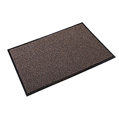 Crown Cross-Over Wiper/Scraper Mat, Rectangular, Brown Carpeted Surface, 48" x 72" (CS46BRO)