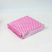 Paterson Grease-Resistant Food Wrap, 12 x 12, Red Check, 5,000/Carton (WG01008)