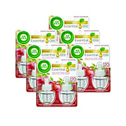 Air Wick Scented Oil Refill, 0.67 oz, Apple Cinnamon Medley, 2/Pack, 6 Packs/Carton (80420CT)
