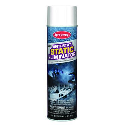 Sprayway Anti-Stat Static Eliminator, 14 oz Aerosol Can, 12/Carton (955)