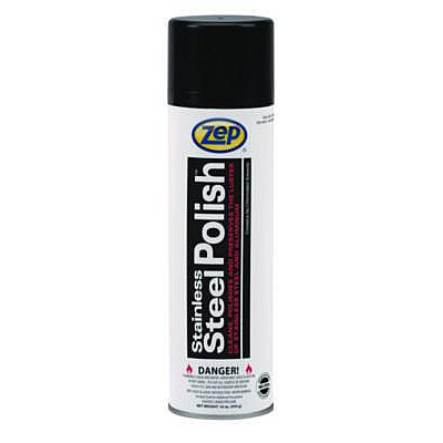 Zep Stainless Steel Polish, 16 oz Aerosol Spray, 12/Carton (14301)