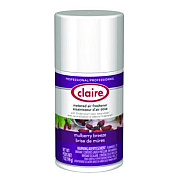 Claire Metered Air Freshener, Mulberry Scent, 7 oz Aerosol Spray, 12/Carton (106)