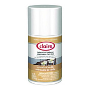 Claire Metered Air Freshener, Vanilla Scent, 7 oz Aerosol Spary, 12/Carton (108)