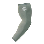 ergodyne Chill-Its 6690 Performance Knit Cooling Arm Sleeve, Polyester/Spandex, 2X-Large, Gray, Pair (12190)