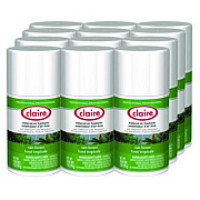 Claire Metered Air Freshener, Rain Forest, 11 oz Aerosol Spray, 12/Carton (114)