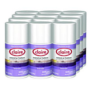 Claire Metered Air Freshener, Lavender, 11 oz Aerosol Spray, 12/Carton (115)