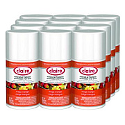 Claire Metered Air Freshener, Mango, 7 oz Aerosol Spray, 12/Carton (116)
