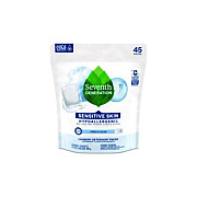 Seventh Generation Natural Laundry Detergent Packs, Powder, Unscented, 45 Packets/Pack (22977)