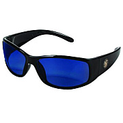 Smith & Wesson Elite Safety Glasses 3016314, Black Full Frame, Mirrored Blue Dual Lens, 12/Carton (21307)